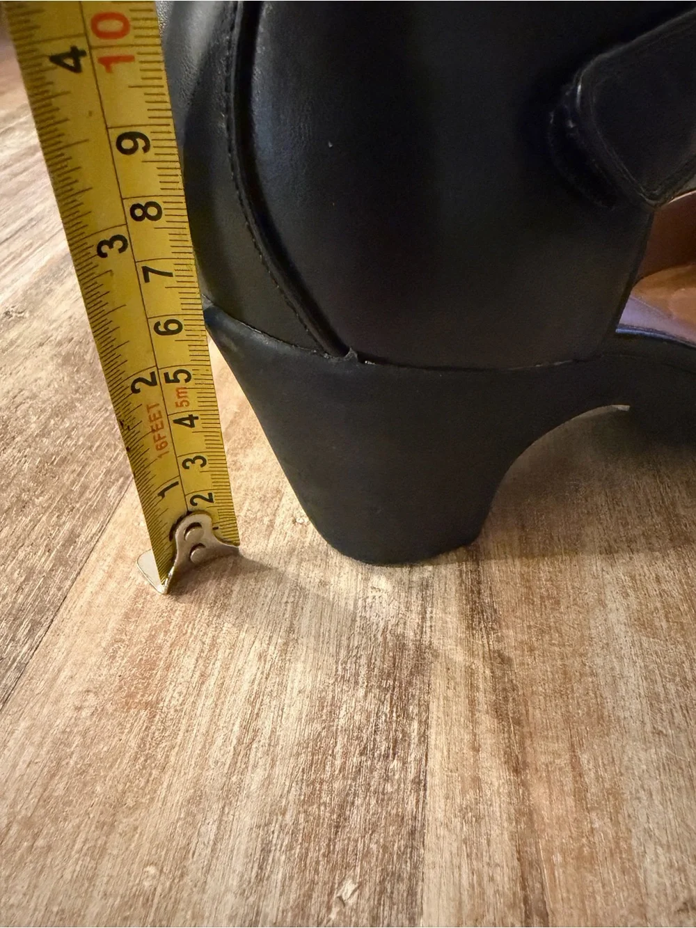 Easy Spirit Casity Mary Jane Pumps Black Size 8.5M Chunky Heel Comfort Strap
